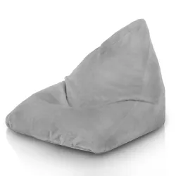 Pouf Poire de Sol XL Bermuda - Fausse Fourrure Yeti