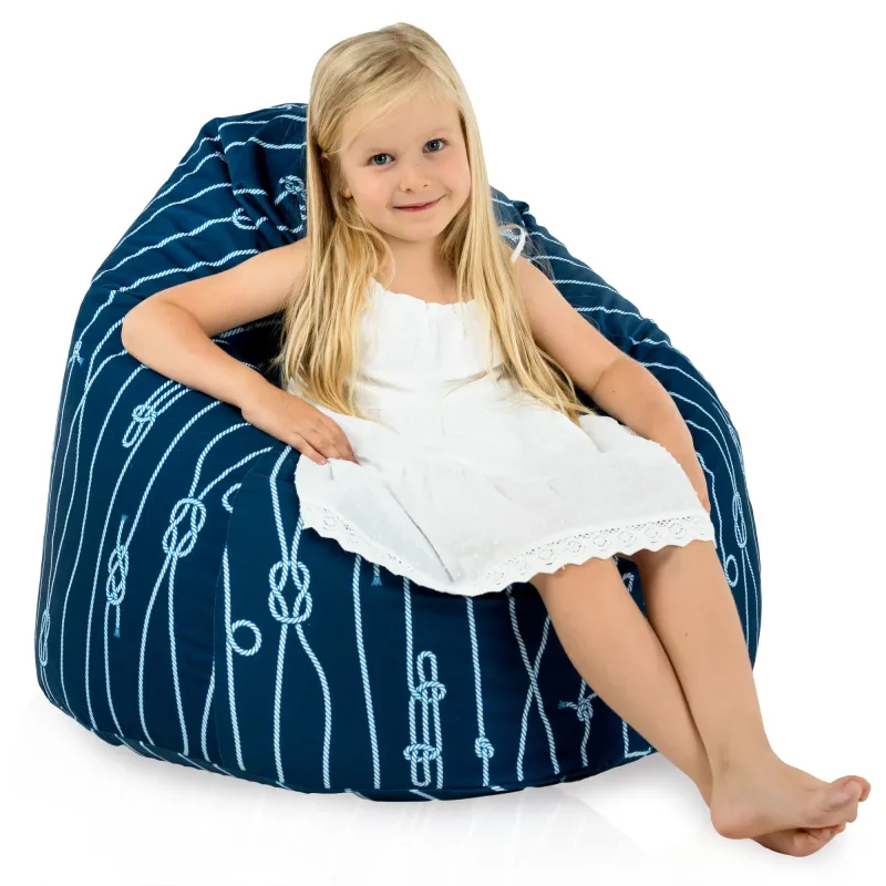 Pouf Poire L pour enfants - Tissu Imprimé Premium – vue 49