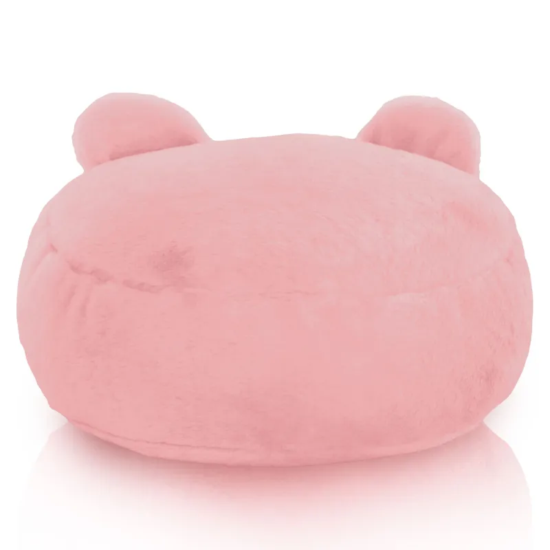 Pouf Repose-pieds Rond pour enfants Teddy - Fausse Fourrure Yeti – vue 5