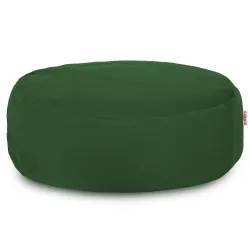 Pouf Repose-pieds Rond - Velours Soft