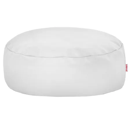 Pouf rond en simili-cuir pour un usage polyvalent