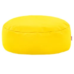 Pouf Repose-pieds Rond - Simili-cuir