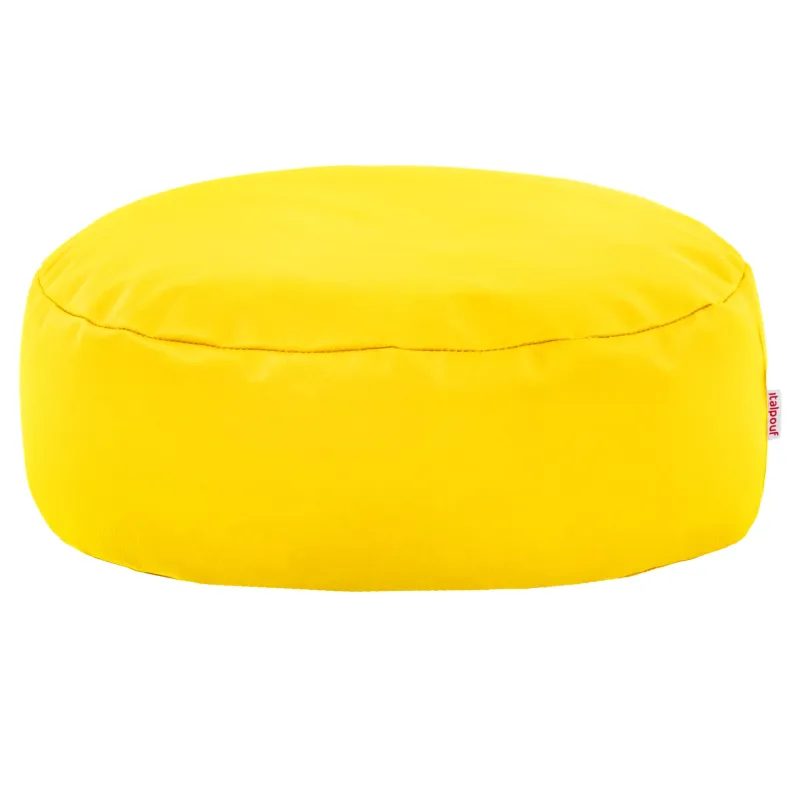 Pouf Repose-pieds Rond - Simili-cuir