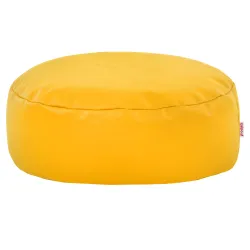 Pouf Repose-pieds Rond - Simili-cuir