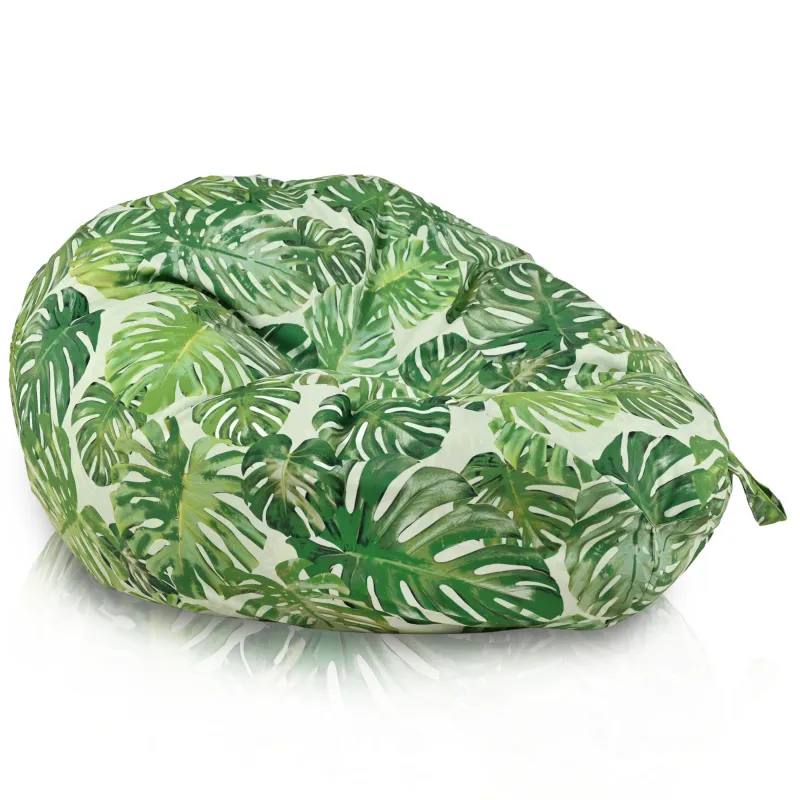 Pouf Poire L pour enfants - Tissu Imprimé Premium – vue 2