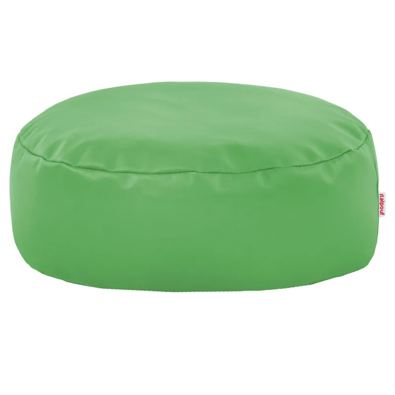 Pouf Repose-pieds Rond - Simili-cuir
