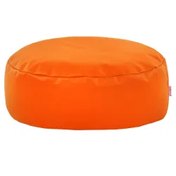 Pouf Repose-pieds Rond - Simili-cuir
