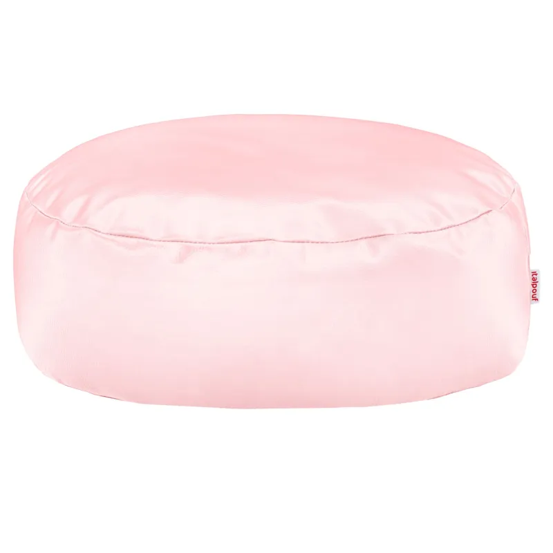 Pouf Repose-pieds Rond - Simili-cuir