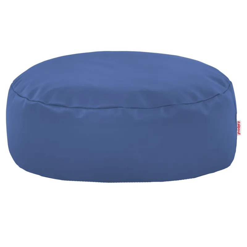 Pouf Repose-pieds Rond - Simili-cuir