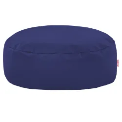 Pouf Repose-pieds Rond - Simili-cuir
