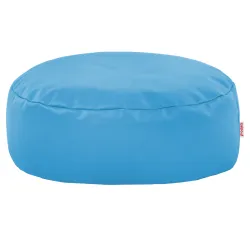 Pouf Repose-pieds Rond - Simili-cuir