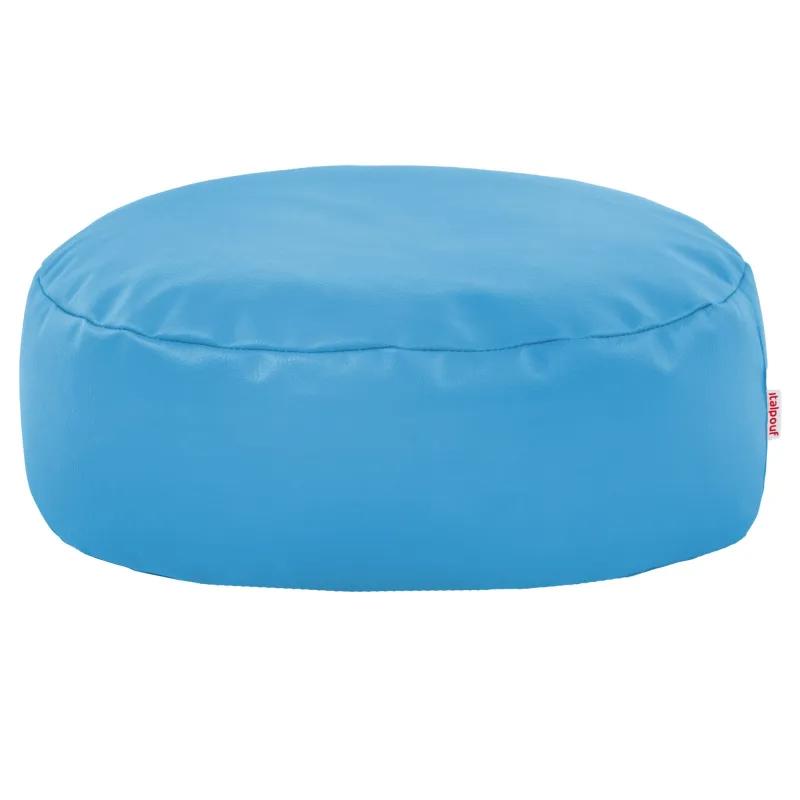 Pouf Repose-pieds Rond - Simili-cuir