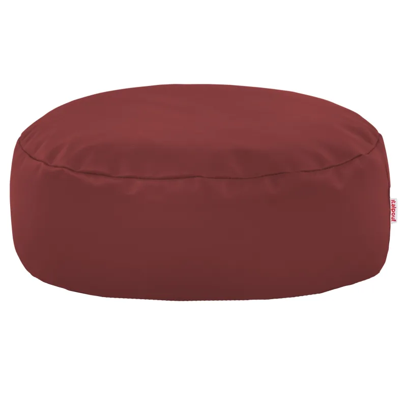Pouf Repose-pieds Rond - Simili-cuir