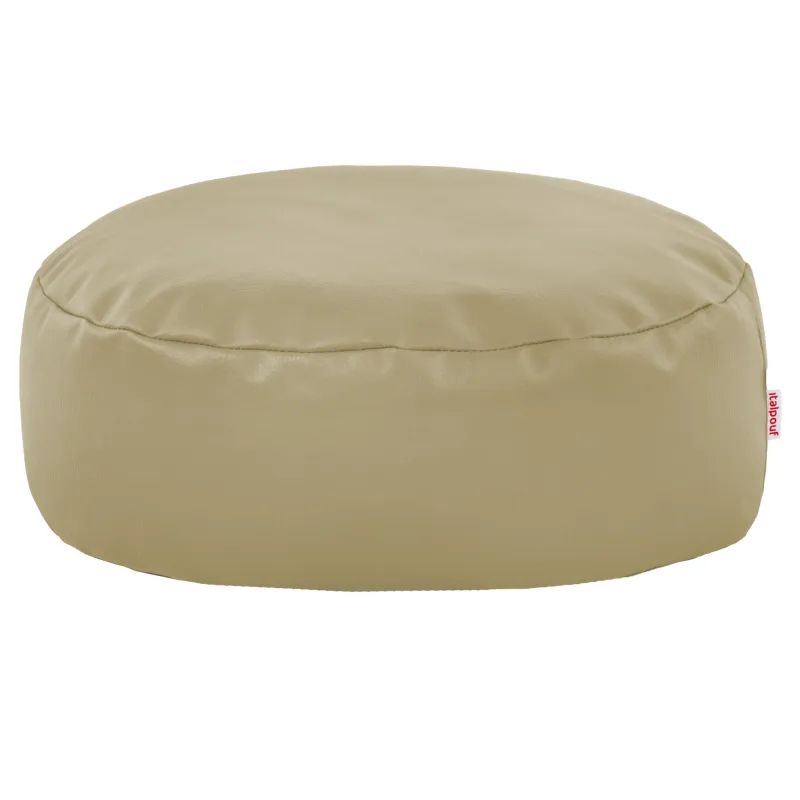 Pouf Repose-pieds Rond - Simili-cuir