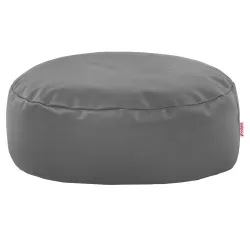 Pouf Repose-pieds Rond - Simili-cuir