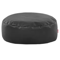Pouf Repose-pieds Rond - Simili-cuir