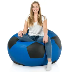 Pouf Géant Ballon de Football XXL - Simili-cuir – vue 6