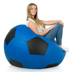 Pouf Géant Ballon de Football XXL - Simili-cuir – vue 8