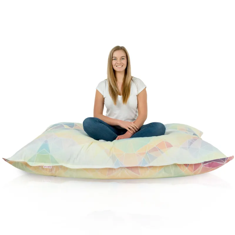 Coussin de Sol Géant XXL pour adultes Géant - Tissu Imprimé Premium – vue 77