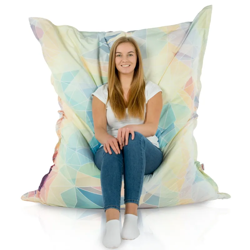 Coussin de Sol Géant XXL pour adultes Géant - Tissu Imprimé Premium – vue 88