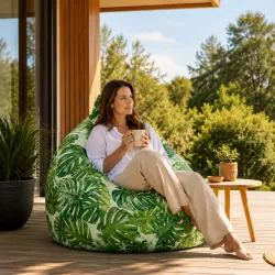 Pouf Poire XXL pour adultes Géant - Outdoor Pro d'extérieur Jardin Imperméable – vue 35