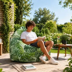 Pouf Poire XXL pour adultes Géant - Outdoor Pro d'extérieur Jardin Imperméable – vue 37