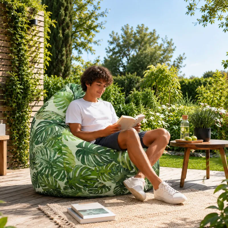 Pouf Poire XXL pour adultes Géant - Outdoor Pro d'extérieur Jardin Imperméable – vue 37