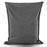 Noir Mélange Pouf Poire Coussin XXL recyclé