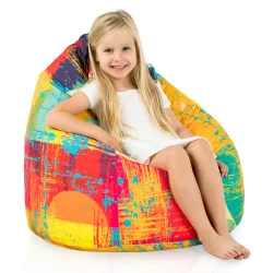 Pouf Poire L pour enfants - Outdoor Pro d'extérieur Jardin Imperméable – vue 97