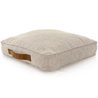 Beige Mélange Coussin Carré recyclé