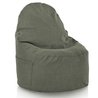 Vert Mélange Pouf Poire Fauteuil Porto recyclé