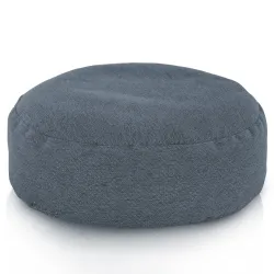 Noir Mélange Repose-pieds recyclé – vue 2