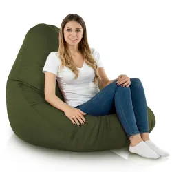 Pouf avec Dossier XXL Drop - Outdoor Pro d'extérieur Jardin Imperméable – vue 130