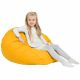 Jaune Pouf Poire Enfants simili-cuir