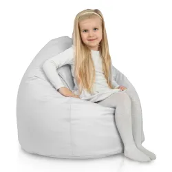Blanc Pouf Poire Enfants nylon