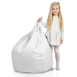 Blanc Pouf Poire Enfants nylon