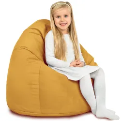 Pouf Poire L pour enfants - Velours Soft – vue 58