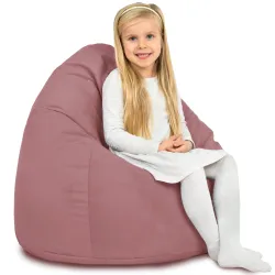 Pouf Poire L pour enfants - Velours Soft – vue 60