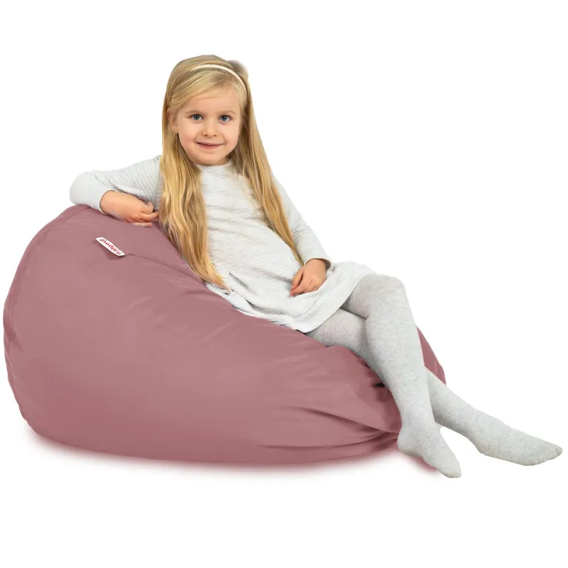 Pouf Poire L pour enfants - Velours Soft – vue 79