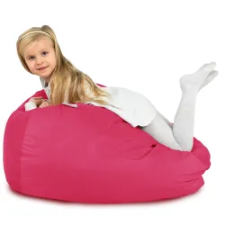 Pouf Poire L pour enfants - Velours Soft – vue 93