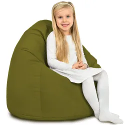 Pouf Poire L pour enfants - Velours Soft – vue 57