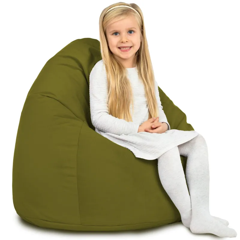 Pouf Poire L pour enfants - Velours Soft – vue 57