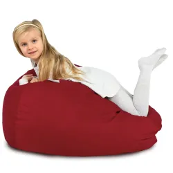 Pouf Poire L pour enfants - Velours Soft – vue 96