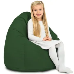 Pouf Poire L pour enfants - Velours Soft – vue 55