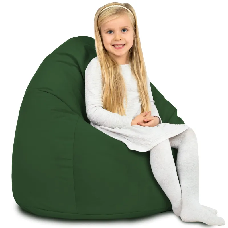 Pouf Poire L pour enfants - Velours Soft – vue 55