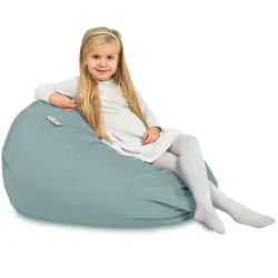 Pouf Poire L pour enfants - Velours Soft – vue 78