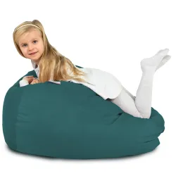 Pouf Poire L pour enfants - Velours Soft – vue 87