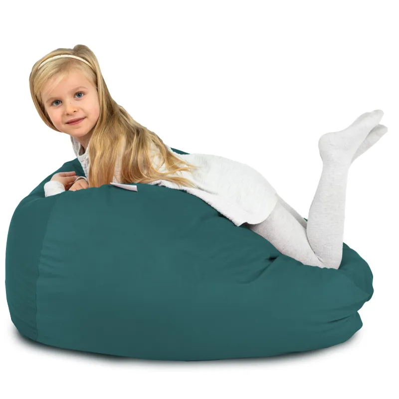 Pouf Poire L pour enfants - Velours Soft – vue 87