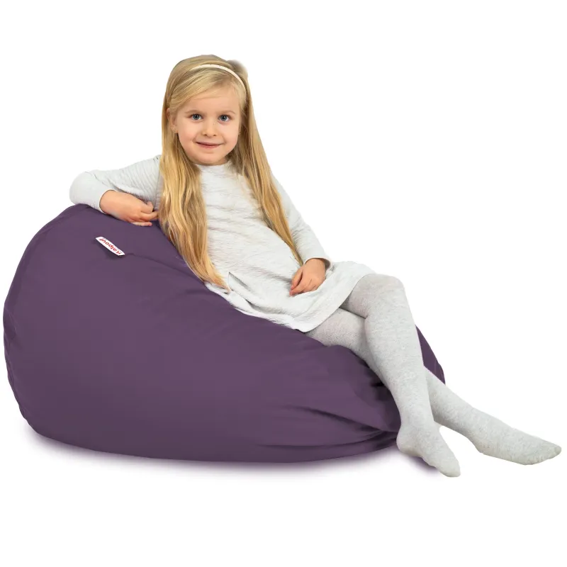 Pouf Poire L pour enfants - Velours Soft – vue 72