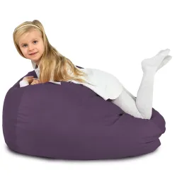 Pouf Poire L pour enfants - Velours Soft – vue 91